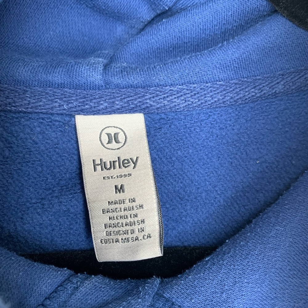 Hurley Blue Hoodie Sweater - Picture 3 of 5
